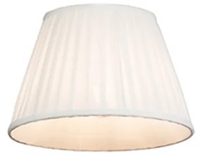 Klosz plisowany biały 25/16,5 cm