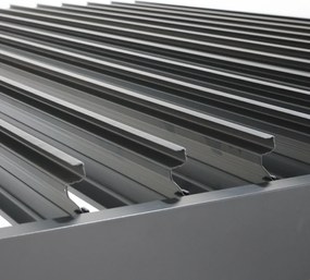 Pergola ogrodowa lamelowa 3x6 m antracyt XT-3652 regulowany dach