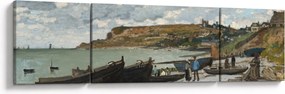 Obraz - Claude Monet, Sainte Adresse, reprodukcje (170x50 cm)