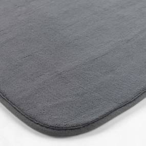 Antracytowy dywanik łazienkowy do WC 45x45 cm Vitamine – douceur d'intérieur