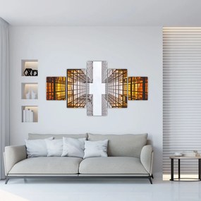 Obraz drapaczy chmur (125x70 cm)