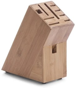 Bambusowy stojak na noże, blok do noży - 22x22x9cm