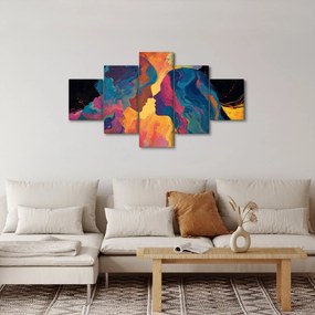 Obraz - Kosmiczna miłość (125x70 cm)