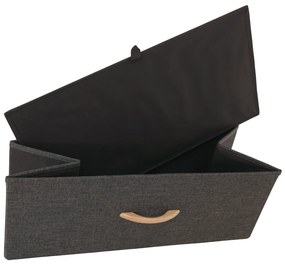 Komoda z szufladami z tkaniny HAZEL TYP 3, brązowy, XL