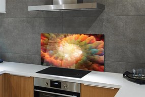 Szkło Ozdobne do Kuchni Nowoczesna Ekspresja Graficzna