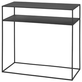 Czarna metalowa konsola 35x85 cm Fera – Blomus