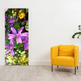Fototapeta na drzwi - Kwiaty polne (95x205cm)