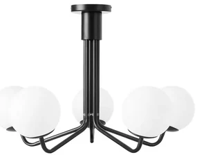 LAMPA WISZĄCA SUFITOWA CZARNA APP1578-5C