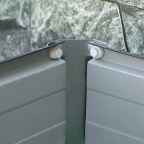 Outsunny podwyższona grządka, 125 cm x 47 cm x 40 cm