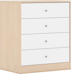 Niska szafka szkolna szuflady Blox BASE 70 index 2P-2R-4S