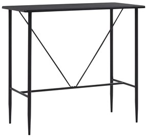 Czarny stolik barowy 60x120 – Wako