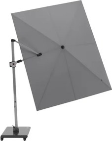 HYPERION 330 x 240 PRESTIGE - luksusowy huśtawkowy parasol ogrodowy z bocznym drążkiem : Kolor parasola - Jasnoszary