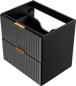 Szafka podumywalkowa czarna mat 60 x 46 cm ASTROS Black