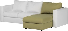 Pokrowiec na sekcję leżanki Vimle kolor zielony tkanina połyskliwa, welwetowa