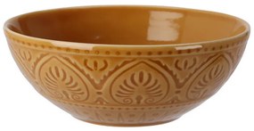 Ceramiczna miseczka ze żłobionym wzorem, 650 ml