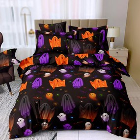 PrzytulneMieszkanie.pl PrzytulneMieszkanie.pl Pościel z mikrofibry SPOOKY SOIREE czarna Rozmiar pościeli: 70 x 80 cm | 140 x 200 cm