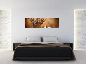 Obraz jajek i kociąt (170x50 cm)