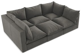 Ciemnoszara sofa 255 cm Manao – Makamii