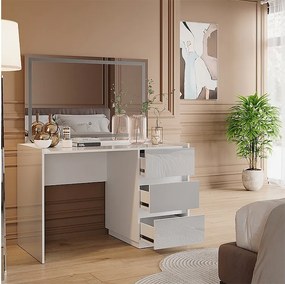 Toaletka biały wysoki połysk 120x60x78.6 marla