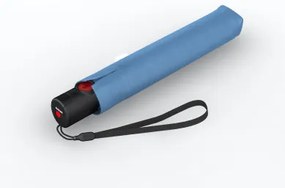 KNIRPS U.200 BLUE WITH BLACK - elegancki damski parasol w pełni automatyczny