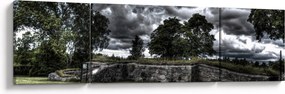 Obraz zachmurzonego nieba (170x50 cm)