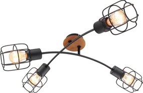 Globo 54037-4D - Przysufitowy żyrandol WILLA 4xE27/40W/230V