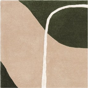 Zielony wełniany dywan tkany ręcznie 200x300 cm Matrix – Asiatic Carpets