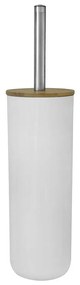 Aqualine - Stojąca szczotka do toalety biały/bambus