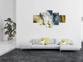 Obraz - Złota abstrakcja (125x70 cm)