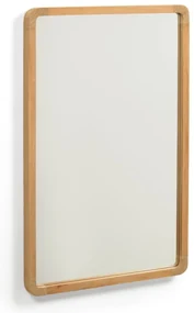Lustro z drewnianą ramą ścienne 45x70 cm Shamel – Kave Home
