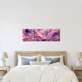 Obraz - Romantyczna abstrakcja (z zegarem) (90x30 cm)