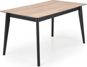 Rozkładany stół Gulian Halmar na czarnych nogach