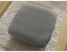 Ciemnoszary podnóżek z materiału bouclé Leonore – Bobochic Paris