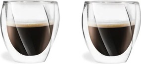 Kubki do cappuccino z podwójną ścianką zestaw 2 szt. 250 ml Cristallo – Vialli Design