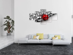 Obraz błyszczących kulek (125x70 cm)
