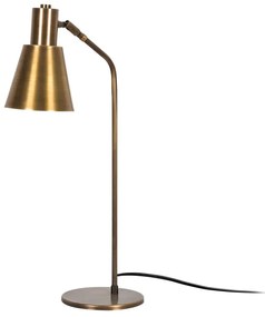 Lampa stołowa w kolorze brązu z metalowym kloszem (wysokość 50 cm) Sivani – Opviq lights