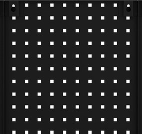 Tablica narzędziowa PAULA, 1200 x 600 x 10 mm, All Black: czarna