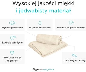 Ręcznik CLARYSSE ELEGANCE 70x140 cm niebieski, 100% bawełna