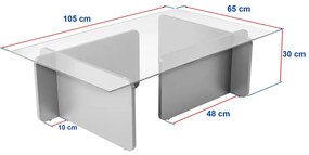 Stolik konferencyjny Flavio Honey Oak