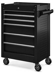 Wózek narzędziowy JOE, 680 x 995 x 460 mm, All Black: czarny