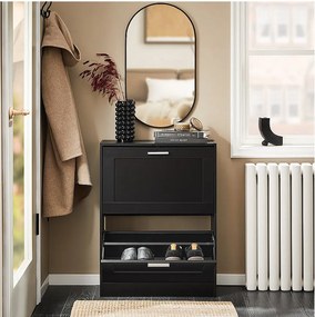 SoBuy Szafka na buty z 2 drzwiami FSR137-SCH