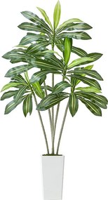 Sztuczna Dracena SucceBuy, 1,8 m, Sztuczna Tropikalna Roślina w Białej Doniczce, Fałszywe Tropikalne Drzewo, Sztuczna Roślina Liście Polietylen do Salonu