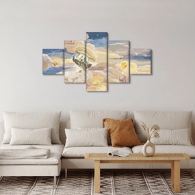 Obraz - Niebiańskie Meduzy (125x70 cm)