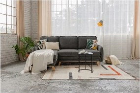 Szary sztruksowy rozkładany narożnik (z przestawnym narożnikiem) Tori – Bonami Selection