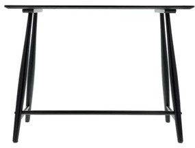 Stół konsolowy czarny dąb 100x44,5 cm Bast - Villa Collection