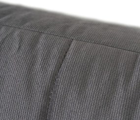 Sofa z Funkcją Spania SEUL Rozkładana Dwuosobowa Welurowa Szara Nowoczesna do Salonu