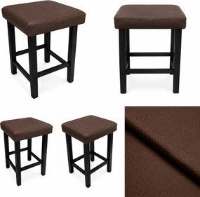 Taboret Klasyk 45cm Stołek Loft Eko-skóra D2