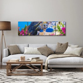 Obraz - Santorini, Grecja (170x50 cm)