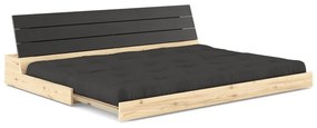 Ciemnoszara rozkładana sofa 196 cm Base – Karup Design