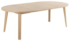 Okrągły rozkładany stół z blatem w dekorze dębu ø 120 cm A-Line – Actona